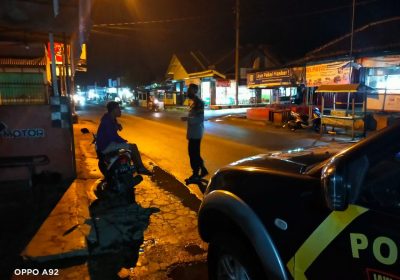 Cegah Gangguan Kamtibmas, Polres Banjarnegara Gelar Patroli Malam Hari