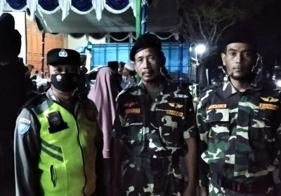 Polsek Wonosalam Laksanakan Pengamanan Giat Masyarakat Pengajian di Desa Kuncir