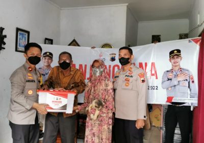 Kapolres Pemalang Anjangsana ke Purnawirawan dan Warakawuri Jelang Hari Bhayangkara ke-76