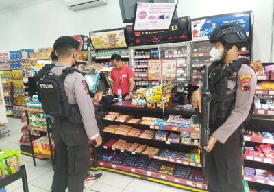 Cegah Penyebaran Covid-19, Polres Banjarnegara Gelar Patroli PPKM Level 1
