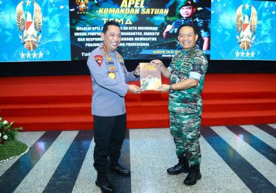 Dihadapan Dansat, Kapolri Tekankan Sinergitas TNI-Polri Harga Mati Demi Wujudkan Indonesia Emas 2045