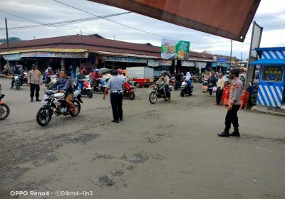 Jaga Kamseltibcarlantas, Polres Banjarnegara Lakukan Pengamanan Lalulintas Pagi Hari