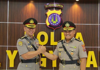 Kapolda DIY Pimpin Upacara Serah Terima Jabatan Pejabat Utama