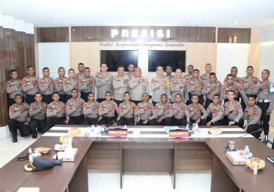 Brigjen Abioso Kepada Bintara Noken : Tanamkan Doktrin Kepolisian dan Suarakan Persatuan Sebagai Sesama Anak Bangsa