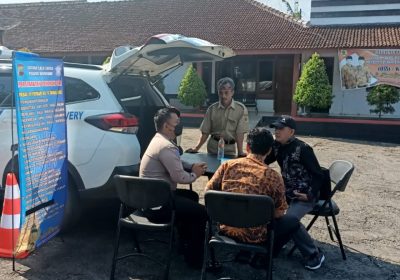 Wow ..Di Wonogiri Urus Surat kehilangan, SKCK, Pengaduan cukup di Layanan Keliling BLKK Polres Wonogiri