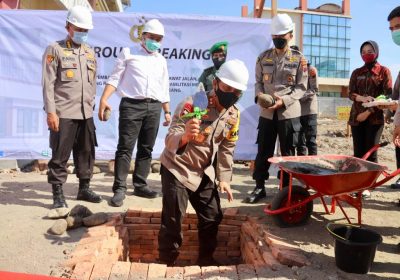 Kapolda Jateng Letakkan Batu Pertama Pembangunan Sarana Tambahan RS Bhayangkara Semarang
