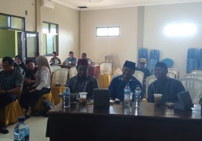 Polsek Wedung Monitoring Rapat Pleno Penetapan DPT Pilkades