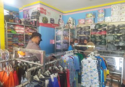 Polsek Mranggen Sambangi Toko Toko Antisipasi Tindak Kejahatan