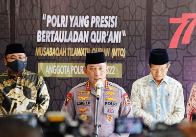 Anugerah MTQ Polri, Kapolri Berharap Terbentuknya SDM Unggul Berakhlak yang Diharapkan Masyarakat